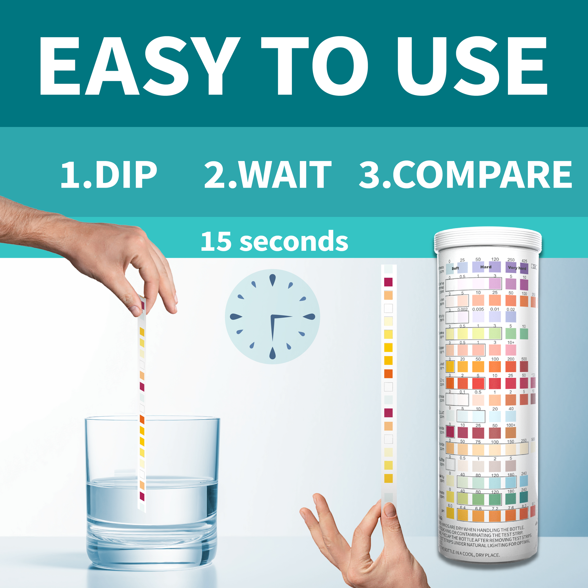 Chlorine Test Strips | Palinoia Diagnostics
