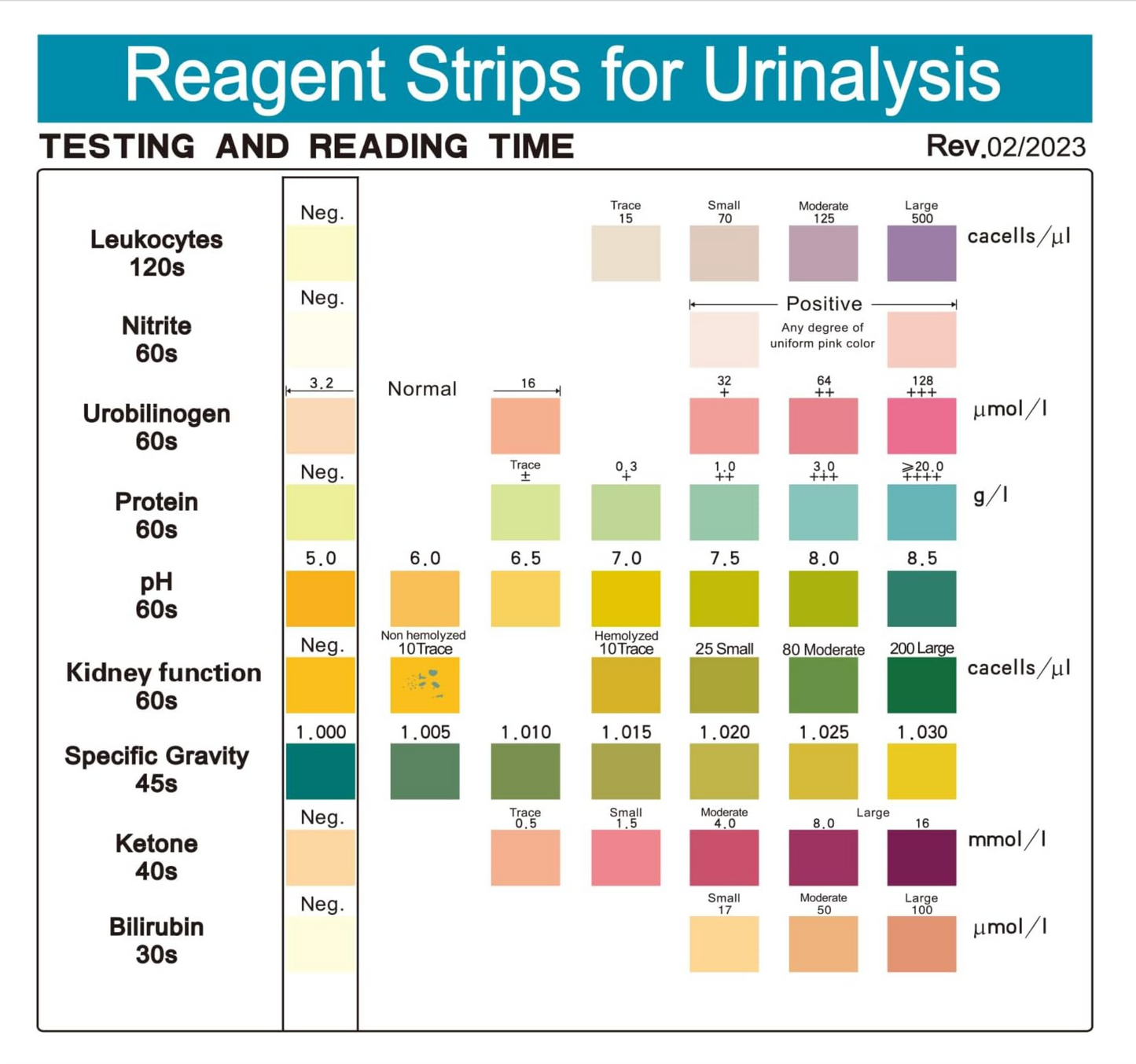 Reagent Strips For Urnialysis | Palinoia Diagnostics