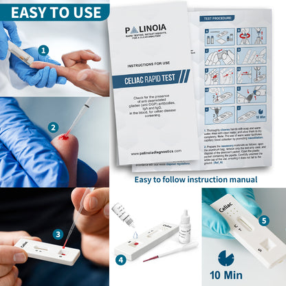 Celiac Rapid Test Strip | Palinoia Diagnostics